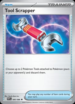 White Flare Tool Scrapper #85 card