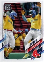 2021 Topps Update Base Set Top Shelf (Alex Verdugo / Enrique Hernandez) #US287 card