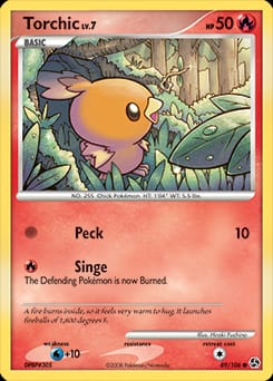 Great Encounters Torchic #89 card