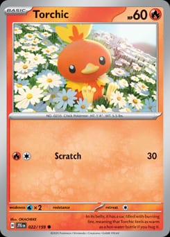 Journey Together Torchic #22 card