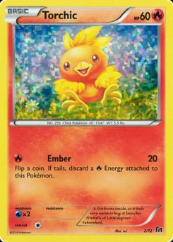 McDonald's Collection 2016 Torchic #2 card