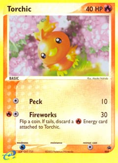 Nintendo Black Star Promos Torchic #8 card
