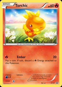 XY Black Star Promos Torchic #XY37 card