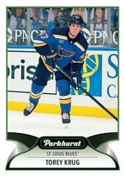 2021-22 Parkhurst Base Set Torey Krug #135 card