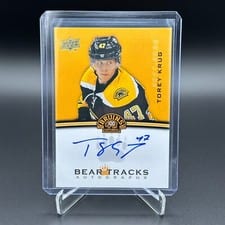 2023-24 Upper Deck Boston Bruins Centennial Bear Tracks Autographs Torey Krug #BT-TK card
