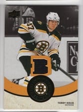 2023-24 Upper Deck Boston Bruins Centennial Centennial Cloth Relics Torey Krug #CCR-TK