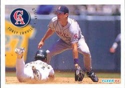 1994 Fleer Base Set Torey Lovullo #63 card