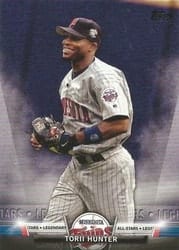 2018 Topps Update Salute Torii Hunter #S-9 card