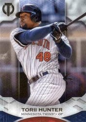 2019 Topps Tribute Base Set Torii Hunter #44 card