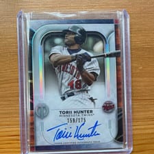 2021 Topps Tribute Autographs Torii Hunter #TA-TH card