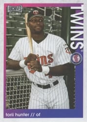 2022 Topps Archives Snapshots Base Set Torii Hunter #19 card