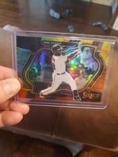2023 Panini Select Torii Hunter Blue Prizm #216 card