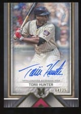2023 Topps Museum Collection Archival Autographs Torii Hunter #AA-TH card