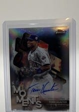 2024 Finest Moments Autographs Torii Hunter #FMA-TH card