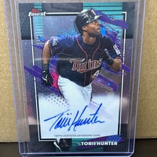 2025 Finest Autographs Torii Hunter #FA-THU card