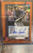 2025 Topps Chrome Update Legends Autographs Torii Hunter #CLA-TH card