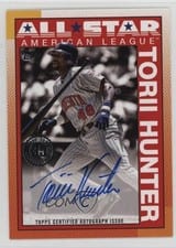2025 Topps Update 1990 Topps All-Star Autographs Torii Hunter #90AS-TH card