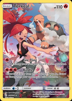 2019 Cosmic Eclipse Torkoal #237 card