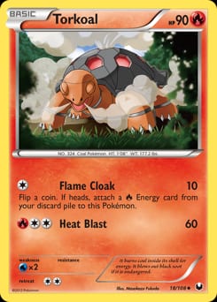 Dark Explorers Torkoal #18 card