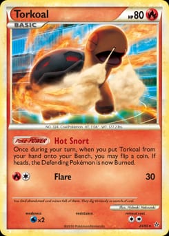 HS—Unleashed Torkoal #25 card
