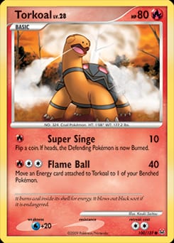 Platinum Torkoal #100 card