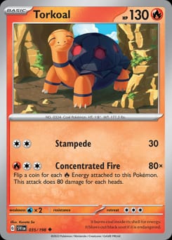 Scarlet & Violet Torkoal #35 card
