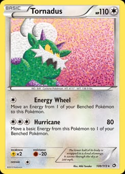 Legendary Treasures Tornadus #108 card