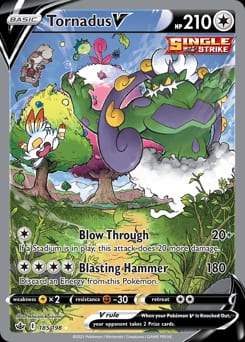Chilling Reign Tornadus V #185 card