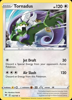 Vivid Voltage Tornadus #142 card