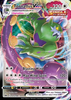 Chilling Reign Tornadus VMAX #125 card