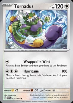 White Flare Tornadus #78 card