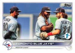 2022 Topps 1st Edition Base Set Toronto Blue Jays #109 card