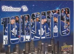 2022-23 Upper Deck Welcome To Toronto Maple Leafs #WT-28 card