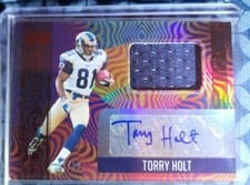 2021 Panini Illusions Immortalized Jersey Autographs Torry Holt #IJ-TH card