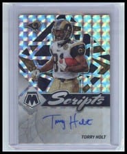 2022 Panini Mosaic Scripts Torry Holt #S-THO card