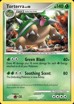 2009 Platinum Torterra #39 card