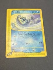 Expedition Base Set Totodile #135 card