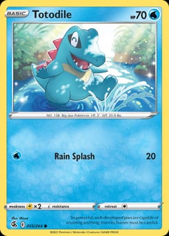 Fusion Strike Totodile #55 card