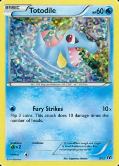 McDonald's Collection 2016 Totodile #5 card