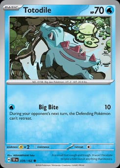 Temporal Forces Totodile #39 card