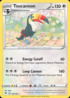 Vivid Voltage Toucannon #145 card