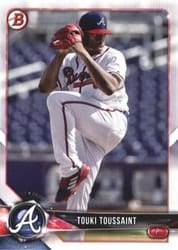 2018 Bowman Prospects Touki Toussaint #BP71 card