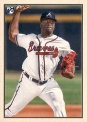 2019 Bowman Heritage Base Set Touki Toussaint #53VR-88 card