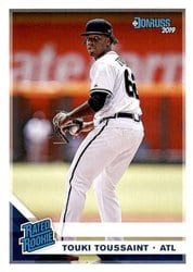 2019 Donruss Base Set Touki Toussaint #50 card