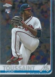 2019 Topps Chrome Base Set Touki Toussaint #197 card