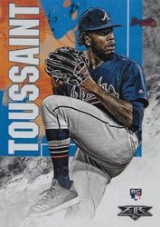 2019 Topps Fire Base Set Touki Toussaint #79 card