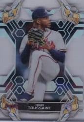 2019 Topps High Tek Base Set Touki Toussaint #67 card