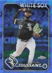 2024 Topps Chrome Sapphire Edition Base Set Touki Toussaint #385 card
