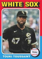 2024 Topps Heritage Mini Base Set Touki Toussaint #441 card