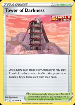 Battle Styles Tower of Darkness #137 card